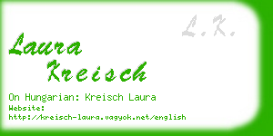 laura kreisch business card